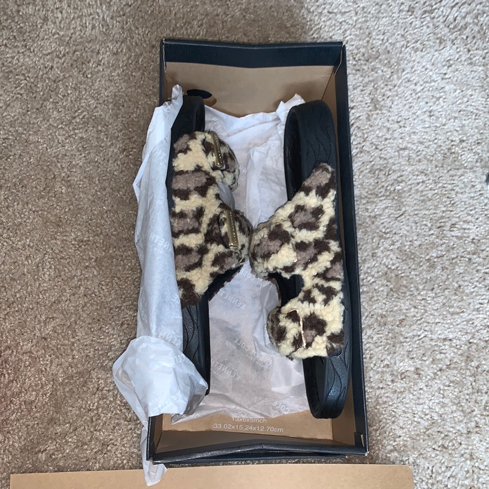 NIB KENNETH COLE * nova two band slide cozy slide sandals, NIB BUNDLE and SAVE - Picture 4 of 10